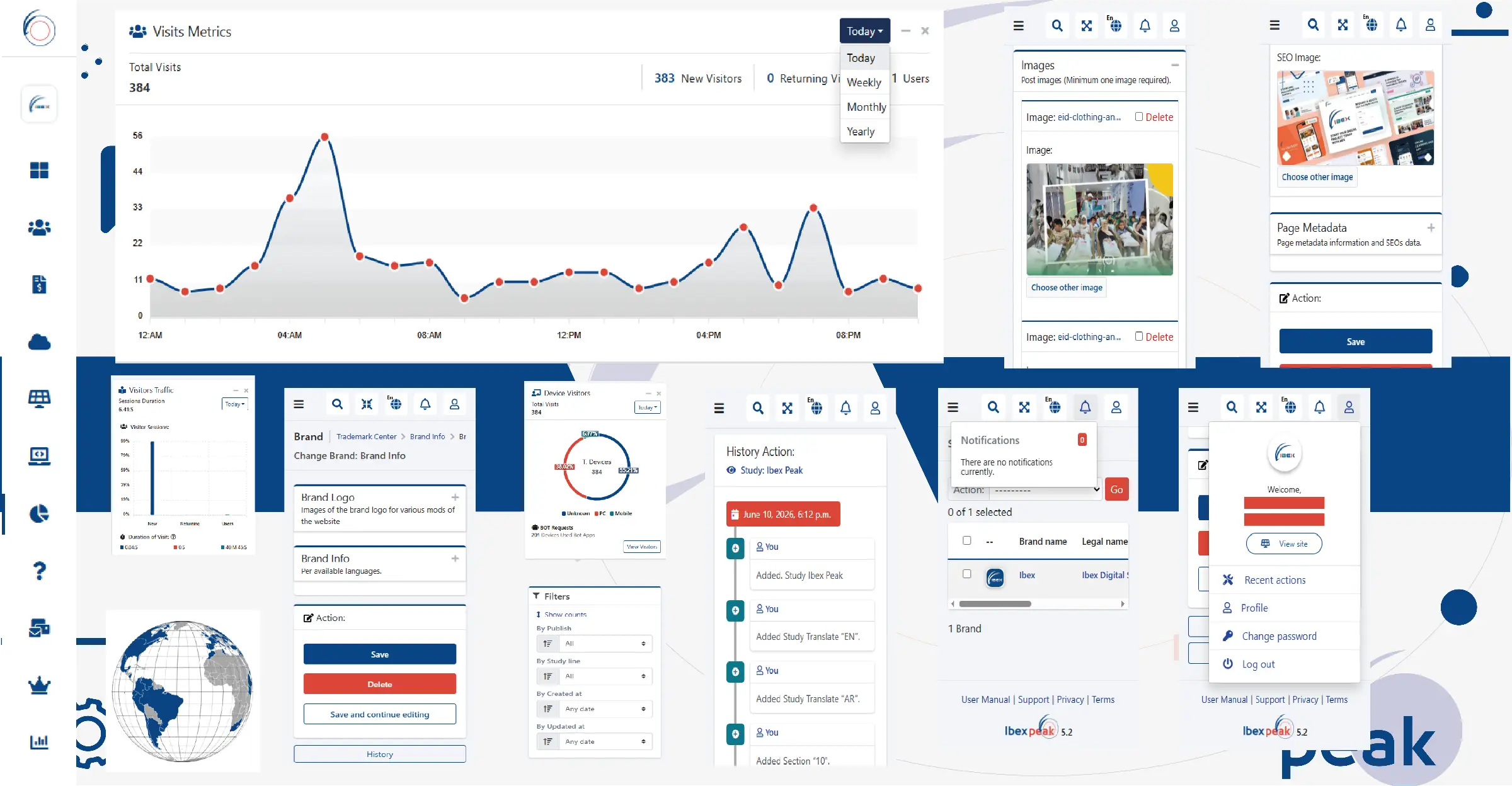 Full-scale visual presentation showcasing the final delivery of the Ibex Peak project by Ibex.